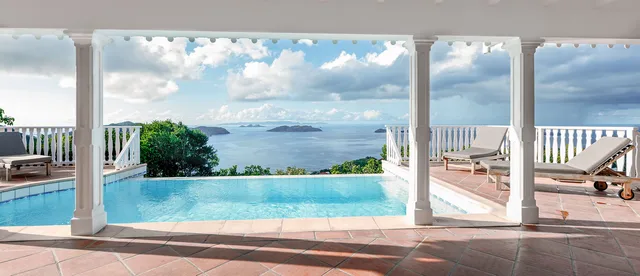 pool at Villa Tam in Vitet - St. Barth Villa Rental