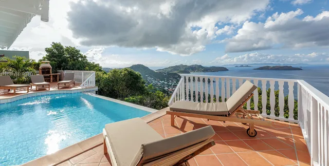 pool at Villa Tam in St Barts - St. Barts Villa Rental