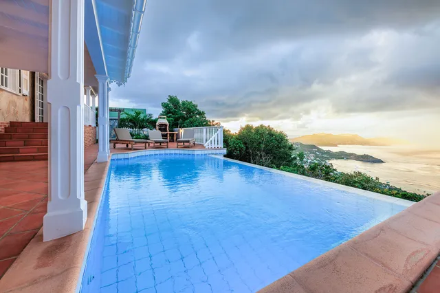 pool at Villa Tam in St Barts - St. Barth Villa Rental