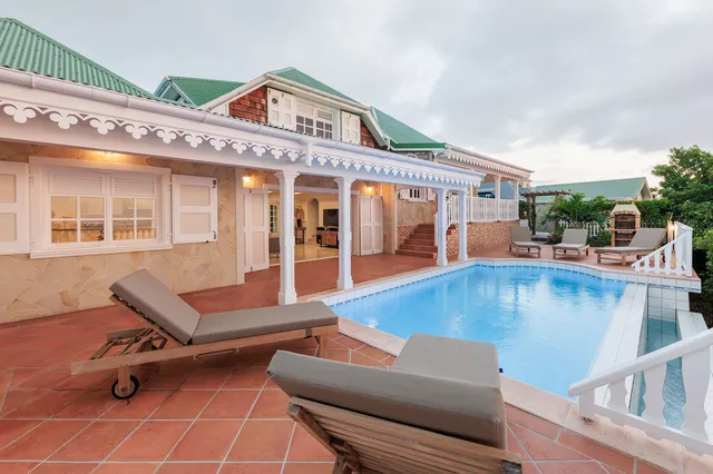 pool at Villa Tam in St Barts - St. Barts Villa Rental