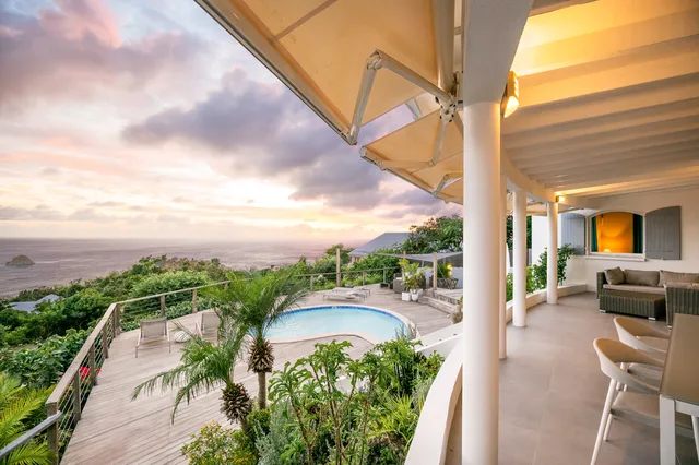 pool at Villa Taniko in St Barts - St. Barth Villa Rental
