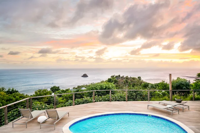 pool at Villa Taniko in St Barts - St. Barts Villa Rental