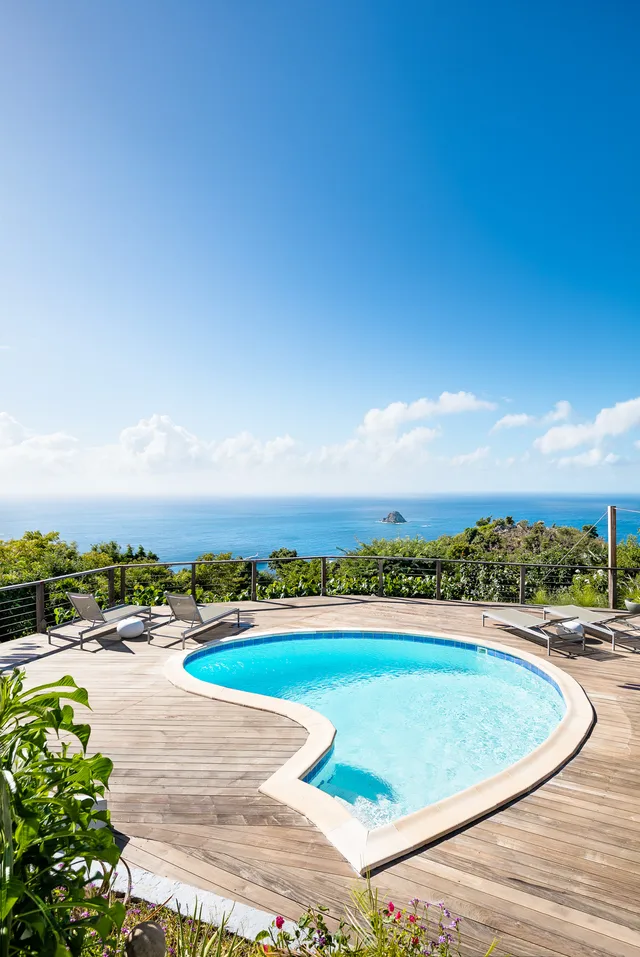 pool at Villa Taniko in St Barts - St. Barts Villa Rental