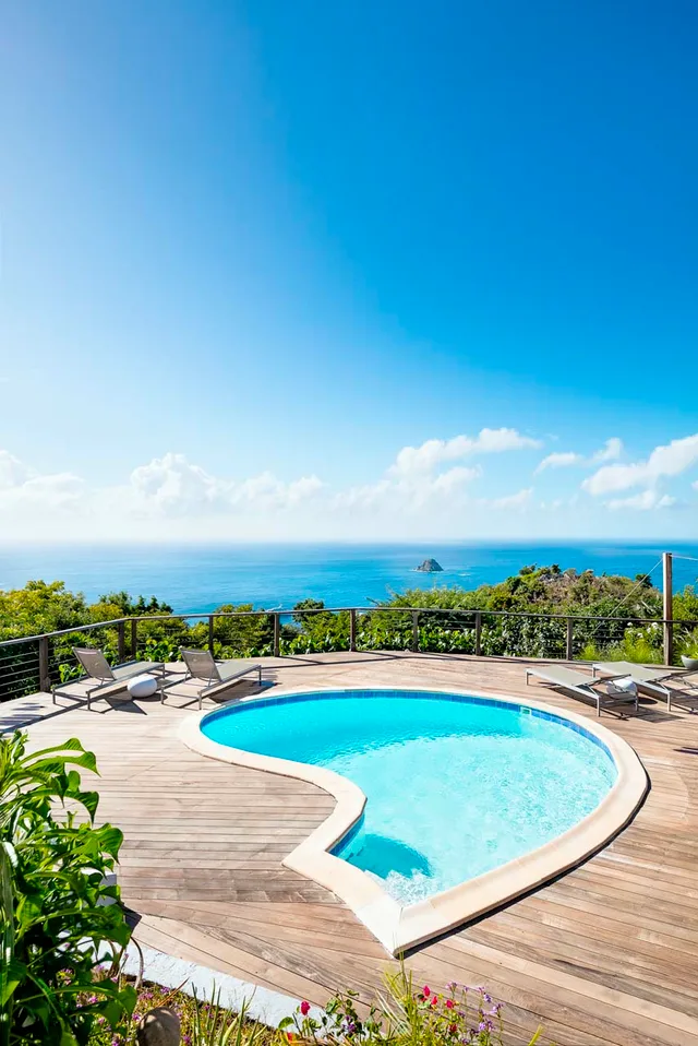 Pool at Villa Taniko in Colombier - St. Barth Villa Rental