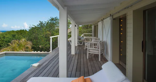 pool at Villa Teora in St Barts - St. Barth Villa Rental