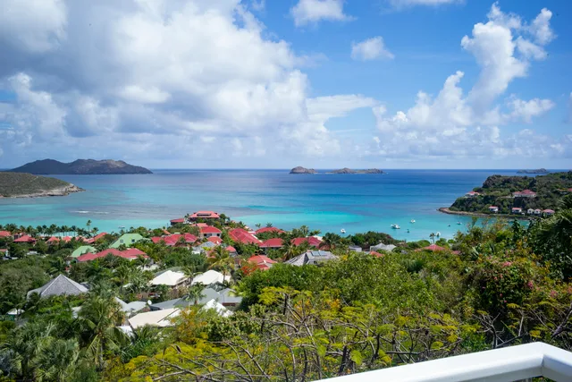 terrace at Villa Terre Indigo in St Barts - St. Barts Villa Rental