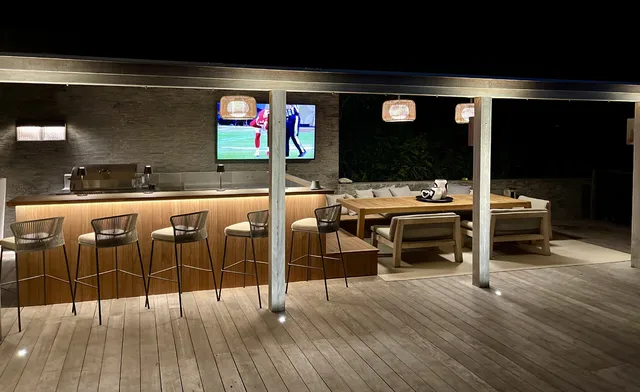 terrace at Villa The One in St Barts - St. Barts Villa Rental