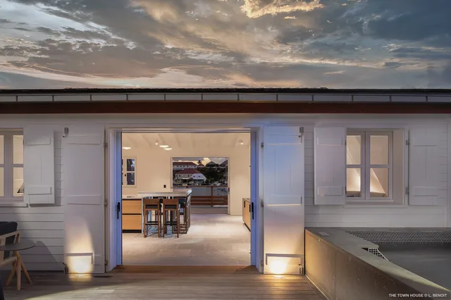 terrace at Villa The Town House in St Barts - St Barts luxury vacation rental