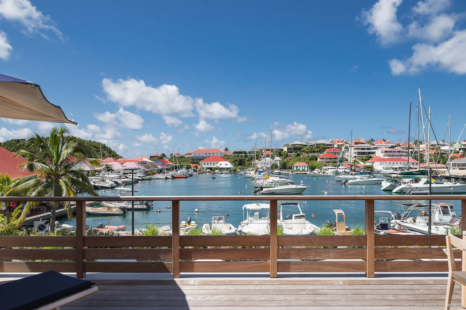 terrace at Villa The Town House in St Barts - St Barts luxury vacation rental
