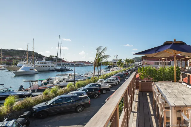 terrace at Villa The Town House in St Barts - St. Barts Villa Rental