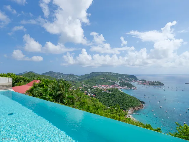 pool at Villa The View in St Barts - St. Barts Villa Rental
