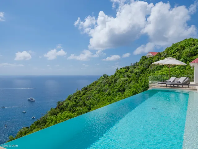 pool at Villa The View in St Barts - St. Barth Villa Rental