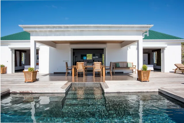 pool at Villa Ti Chato in St Barts - St. Barts Villa Rental