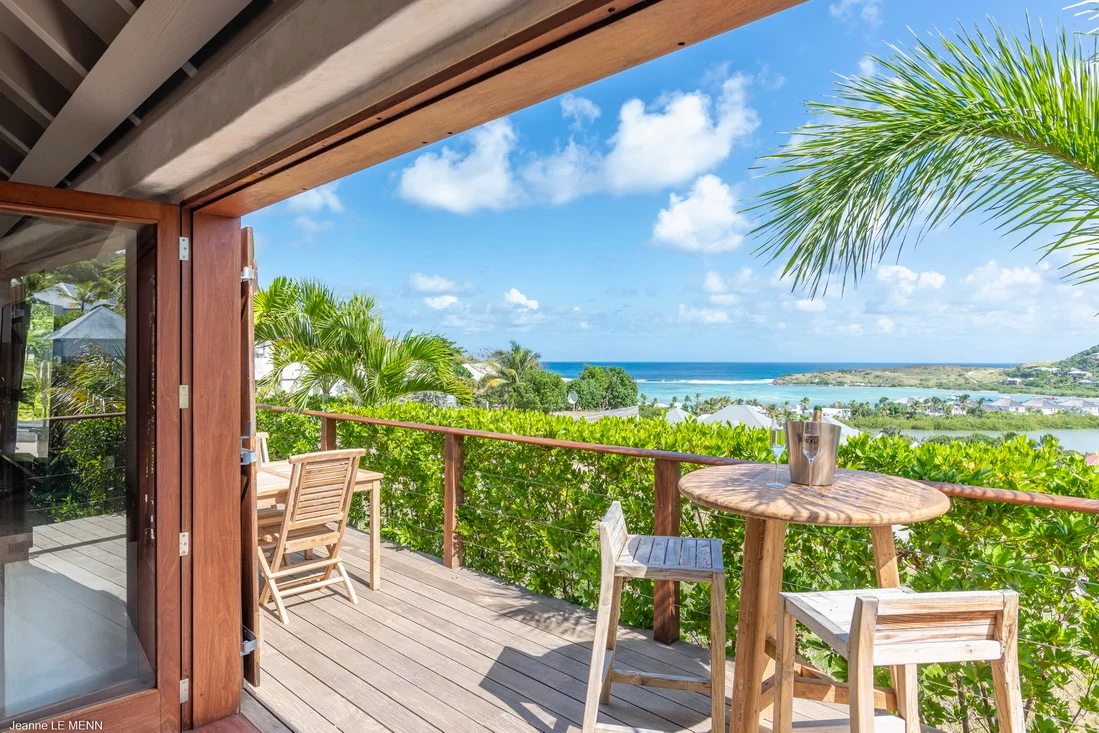 terrace at Villa Ti Rock in St Barts - St Barts luxury vacation rental