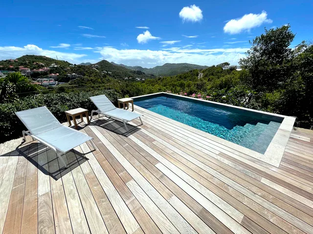 Voyage - Pool at Villa Ti Voyage in Colombier - St. Barts Villa Rental