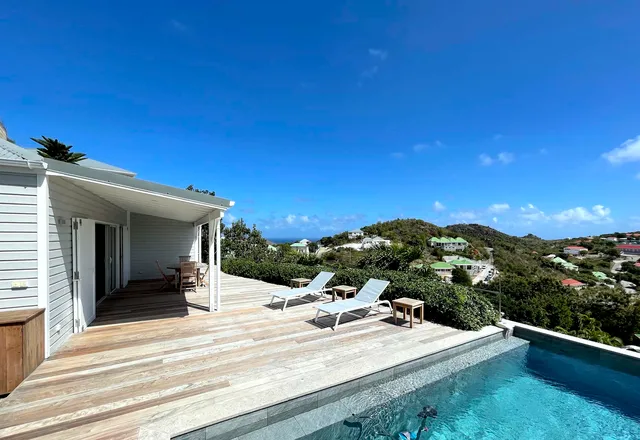 Voyage - Pool at Villa Ti Voyage in St Barts - St. Barts Villa Rental