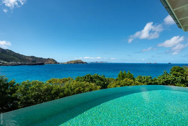 pool at Villa Tichka in St Barts - St. Barth Villa Rental
