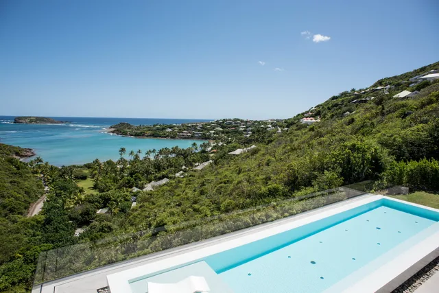 pool at Villa Tortue in St Barts - St. Barth Villa Rental