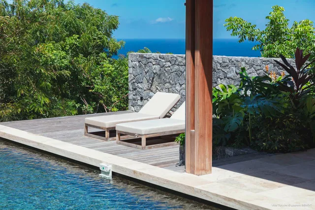Terrace at Villa Tulum in St Barts - St. Barts Villa Rental