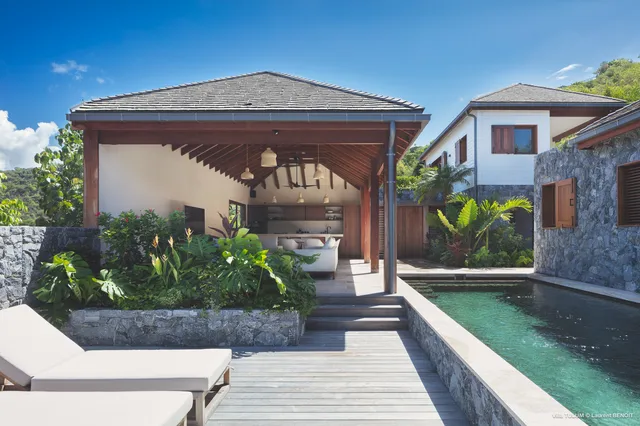 pool at Villa Tulum in St Barts - St. Barts Villa Rental