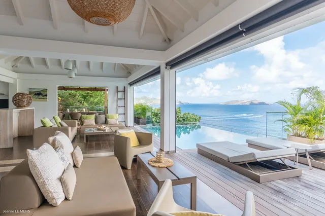 living at Villa Upside in St Barts - St. Barts Villa Rental