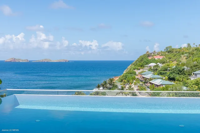 pool at Villa Upside in St Barts - St. Barth Villa Rental