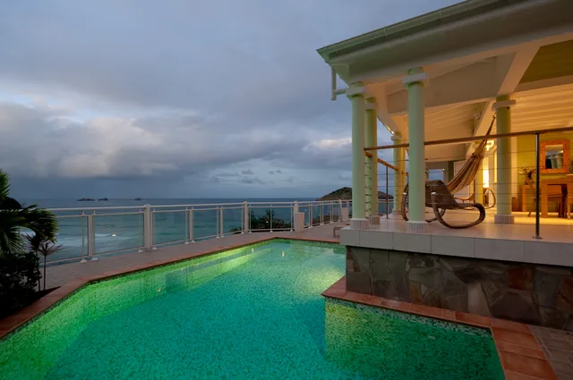 pool at Villa Ushuaia in St Barts - St. Barts Villa Rental