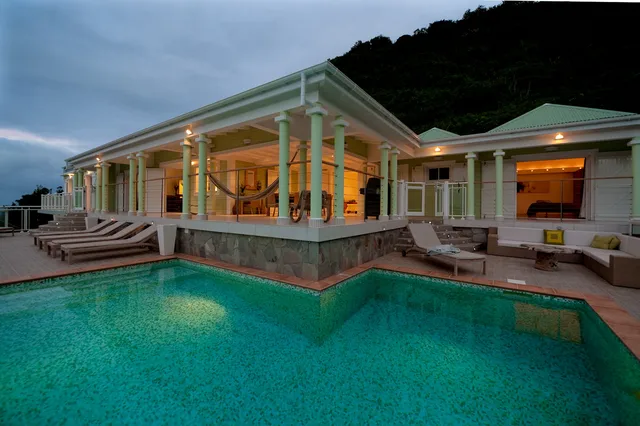 pool at Villa Ushuaia in St Barts - St. Barth Villa Rental