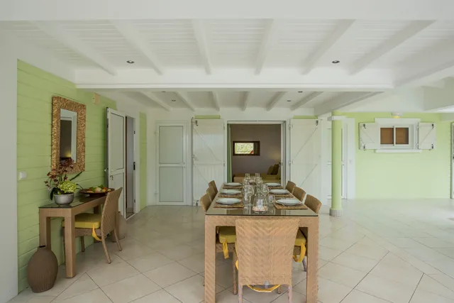 terrace at Villa Ushuaia in St Barts - St Barts luxury vacation rental