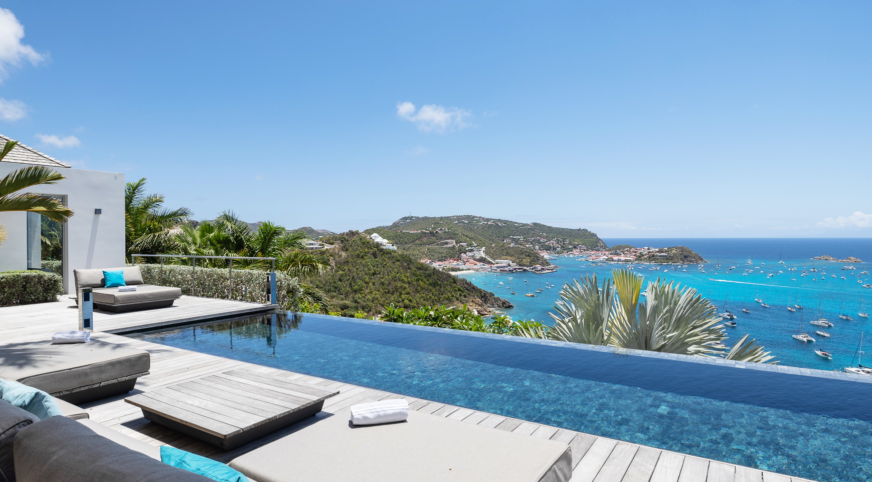 pool at Villa Utopic in St Barts - St. Barth Villa Rental