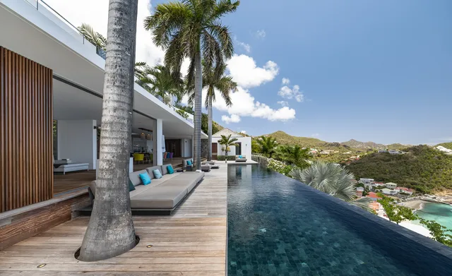 pool at Villa Utopic in St Barts - St. Barts Villa Rental