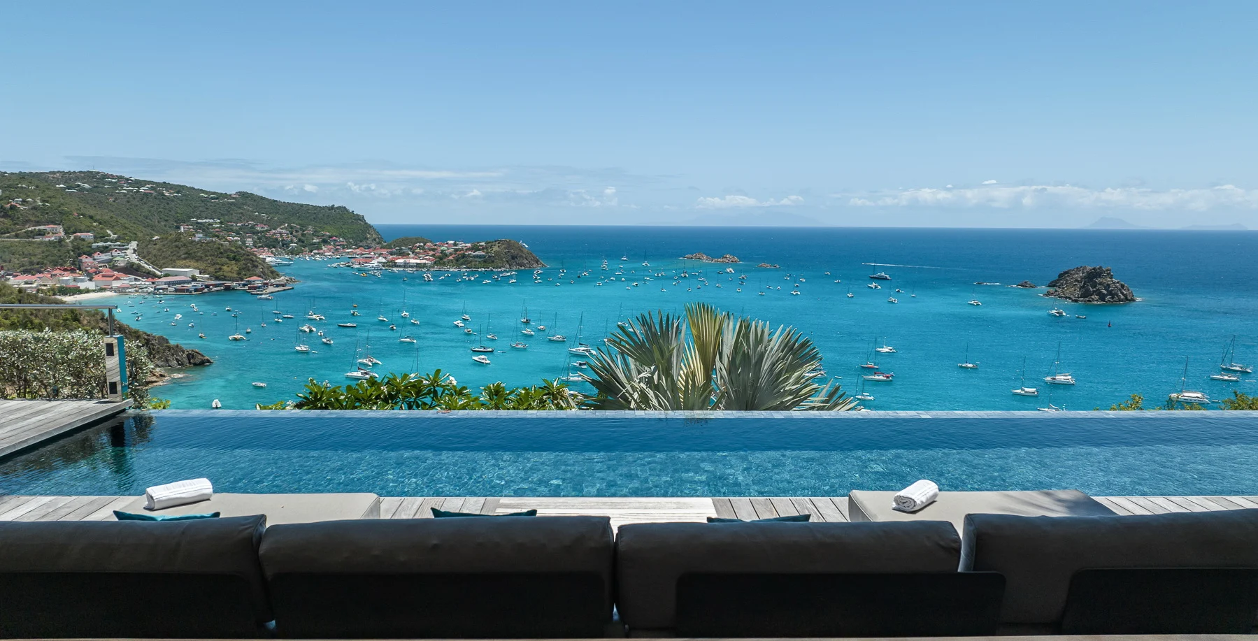 pool ocean view at Villa Utopic in St Barts - St Barts luxury vacation rental