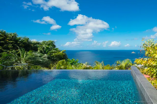 Bleue - Pool at Villa Vague Bleue in St Barts - St. Barts Villa Rental