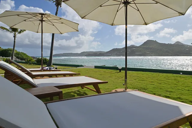 terrace at Villa Val André in St Barts - St Barts luxury vacation rental