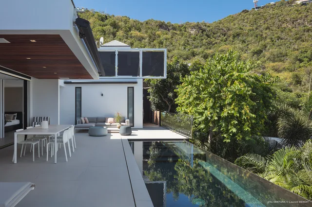 pool at Villa Ventura in St Barts - St. Barts Villa Rental