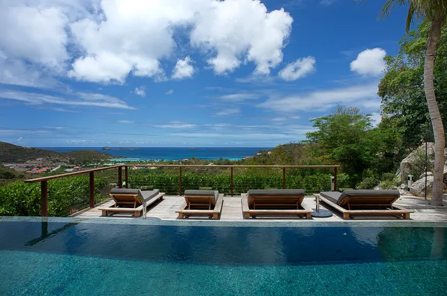 pool at Villa Vesper in Lurin - St. Barth Villa Rental