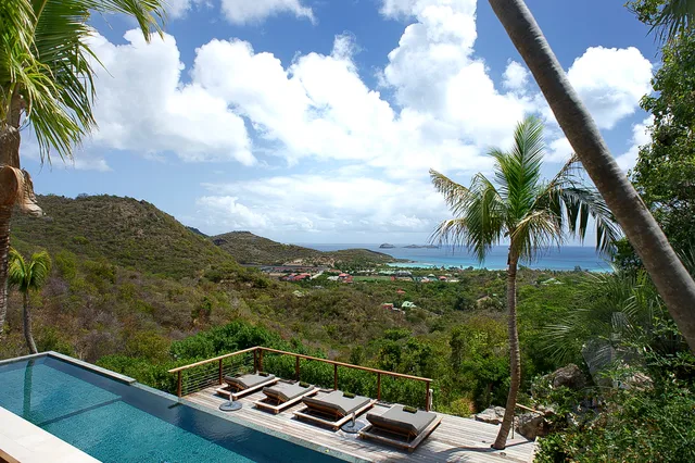 pool at Villa Vesper in St Barts - St. Barts Villa Rental