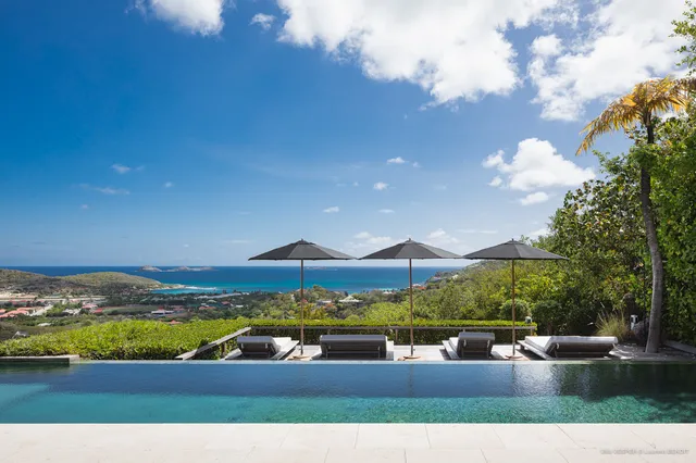 pool at Villa Vesper in St Barts - St. Barth Villa Rental
