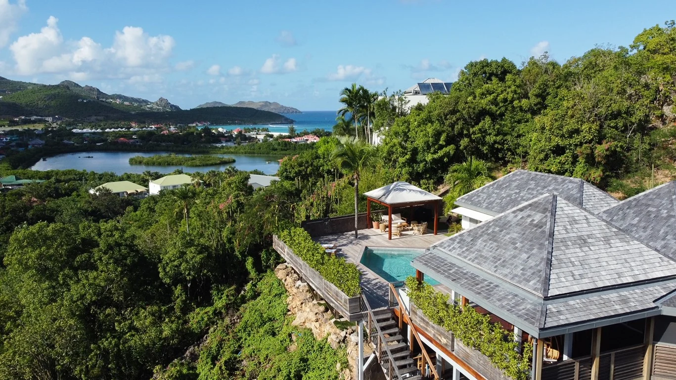 aerial at Villa Vi in St Barts - St Barts luxury vacation rental