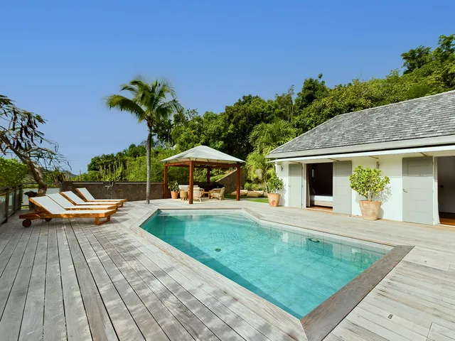 pool at Villa Vi in St Barts - St. Barts Villa Rental