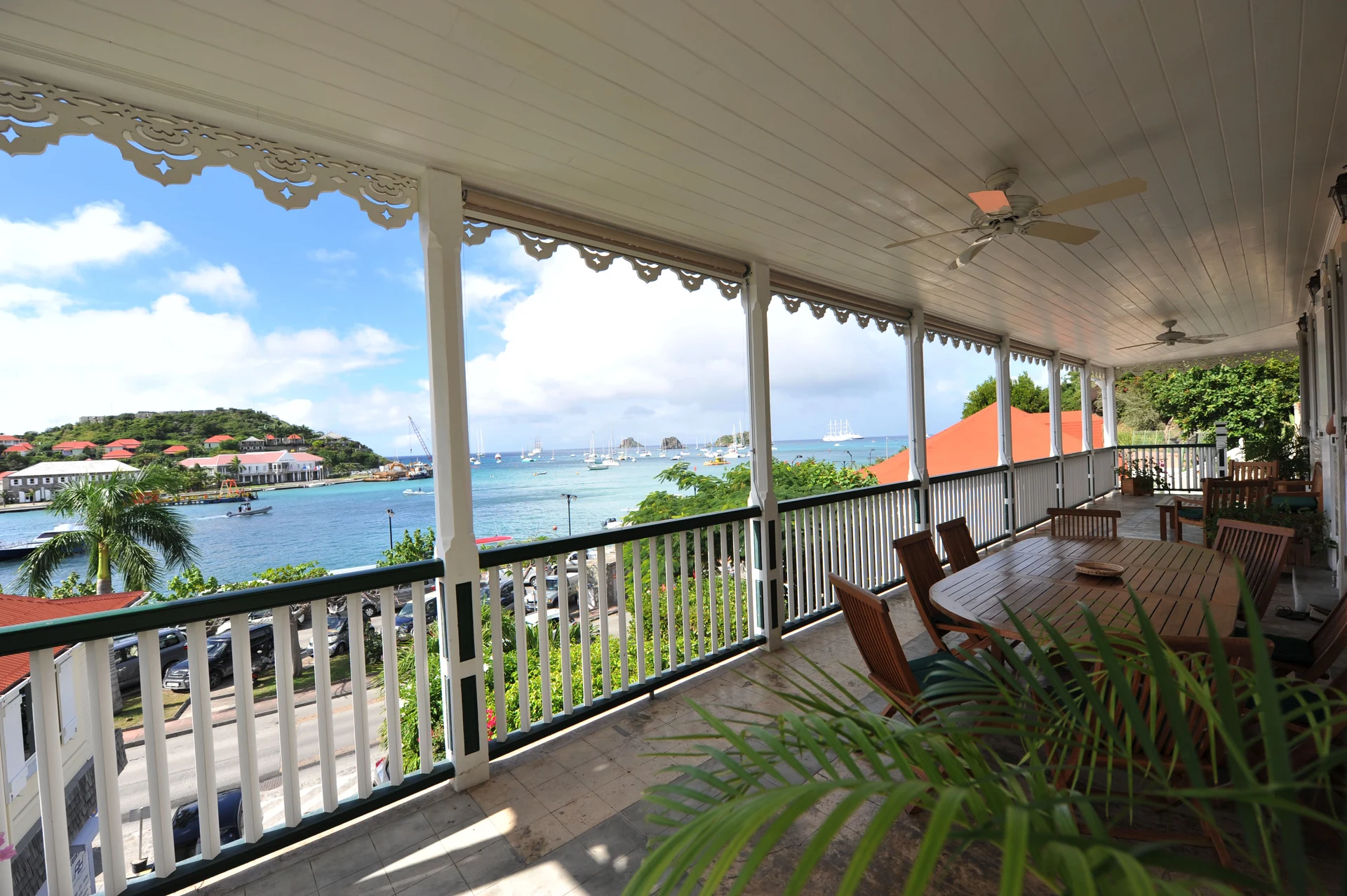 terrace at Villa Vialenc in St Barts - St Barts luxury vacation rental