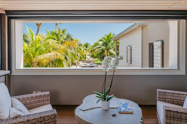 K - Bedroom 1 terrace at Villa Villa K in St Barts - St. Barts Villa Rental