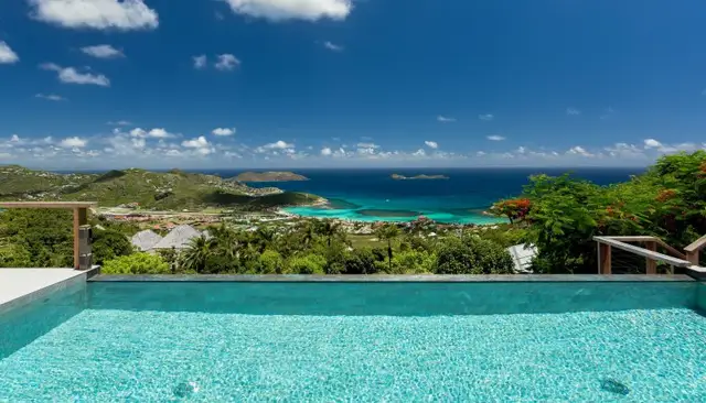 pool at Villa Villa K in St Barts - St. Barts Villa Rental