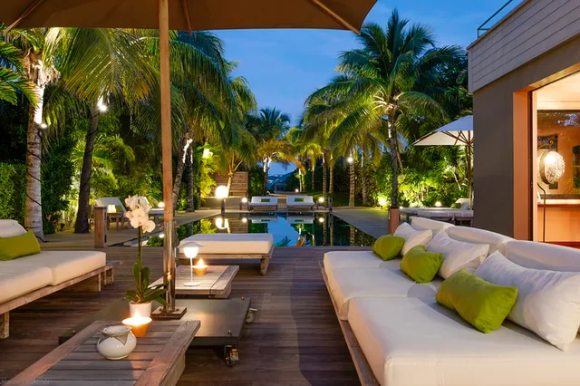 K - Outside living at Villa Villa K in St Barts - St. Barts Villa Rental