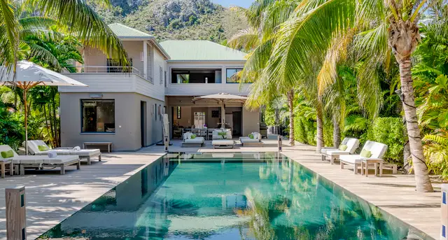 Poolside Caribbean retreat at Villa Villa K in St Barts - St. Barts Villa Rental