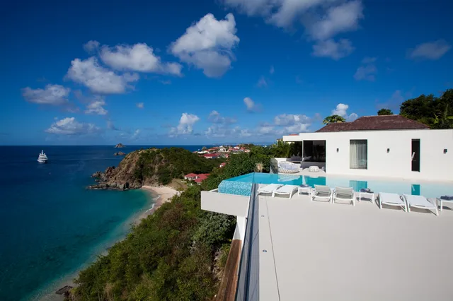 pool at Villa Vitti in St Barts - St. Barth Villa Rental