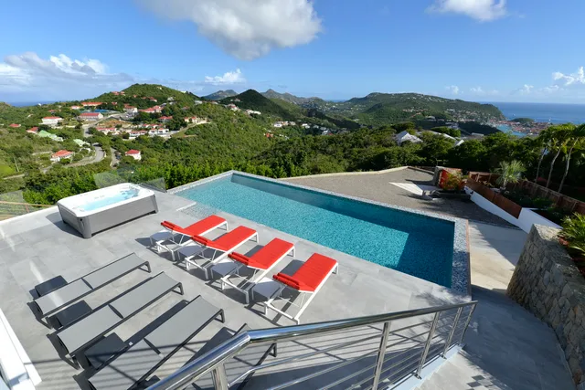 pool at Villa Voyage in St Barts - St. Barts Villa Rental