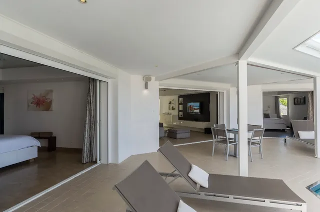 terrace at Villa Wastra in St Barts - St. Barts Villa Rental