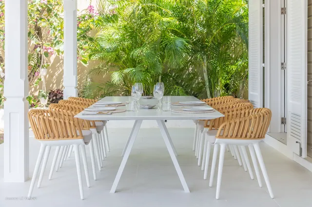 terrace at Villa White Sun in St Barts - St Barts luxury vacation rental