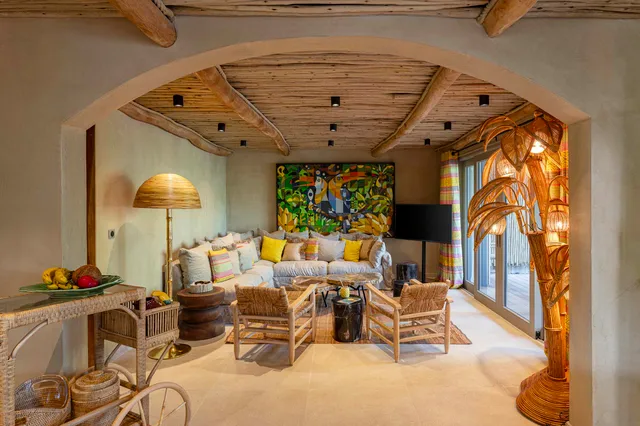 Banana - Living at Villa Wild Banana in St Barts - St. Barts Villa Rental
